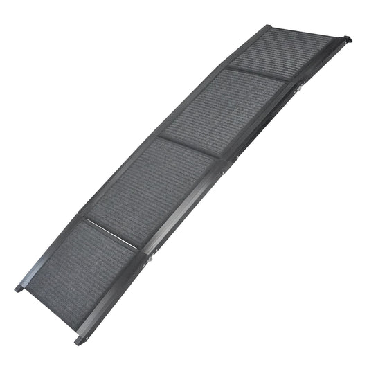 Furtastic Dog Pet Ramp Stairs Car Vehicle Folding Aluminium Cats Non-Slip Felt Safety