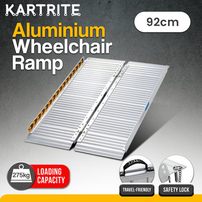 Kartrite 3ft Aluminium Foldable Wheelchair Ramp R01