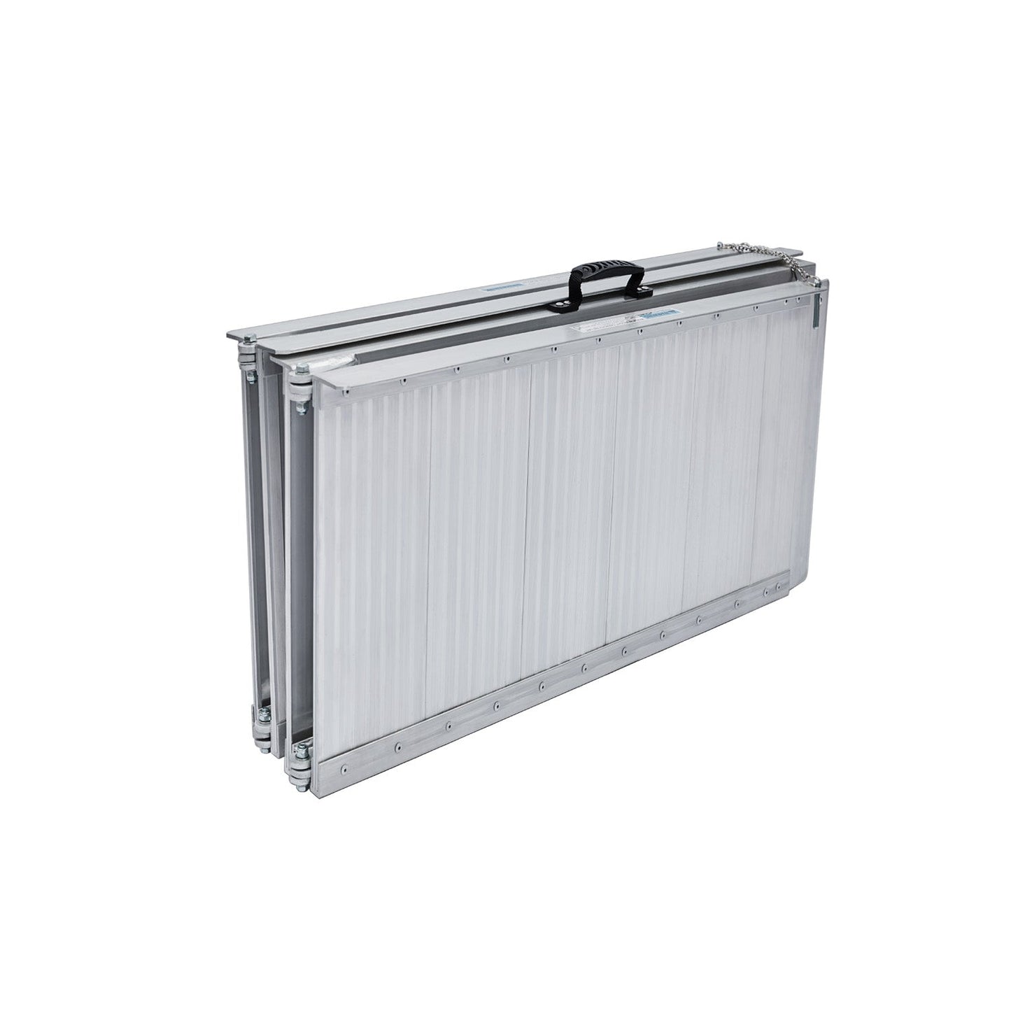 Kartrite 5ft Aluminium Foldable Wheelchair Ramp Non-Slip R02 Silver