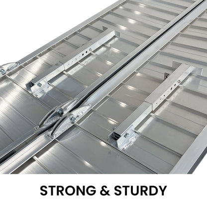 Kartrite Folding Aluminium Wheelchair Ramp 10FT Portable Mobility Access Ramp