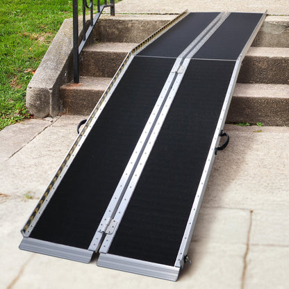 Kartrite Folding Aluminium Wheelchair Ramp 10FT Portable Mobility Access Ramp