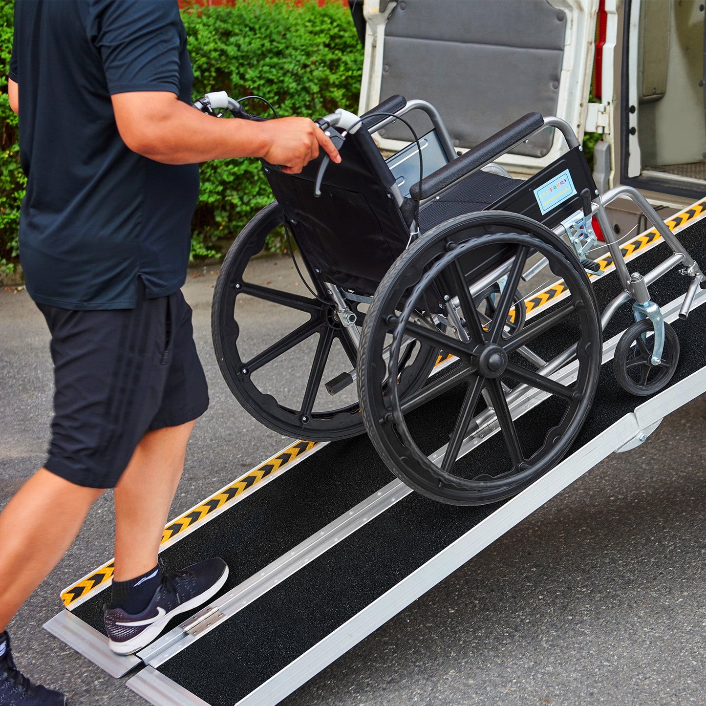 Kartrite Folding Aluminium Wheelchair Ramp 4FT Portable Mobility Access Ramp