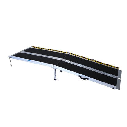 Kartrite Folding Aluminium Wheelchair Ramp 8FT Portable Mobility Access Ramp