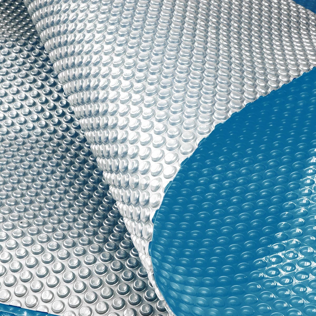 HydroActive 400 Micron Solar Swimming Pool Cover -  Blue/Silver 10.5m x 4.2m