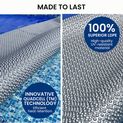 HydroActive QuadCell Swimming Pool Cover 500 Micron 12m x 6.4m