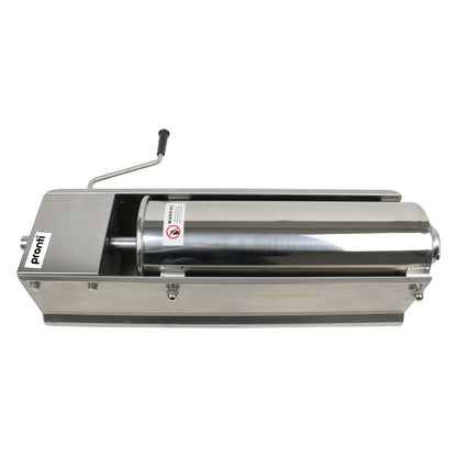 Pronti 5L Stainless Steel Horizontal Sausage Stuffer
