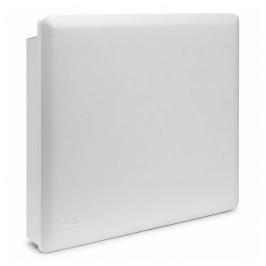 Nobo 1000W Compact Electric Panel Heater with Castors & Wall Mount - Refurbished