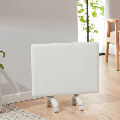 Nobo 1000W Compact Electric Panel Heater with Castors & Wall Mount - Refurbished