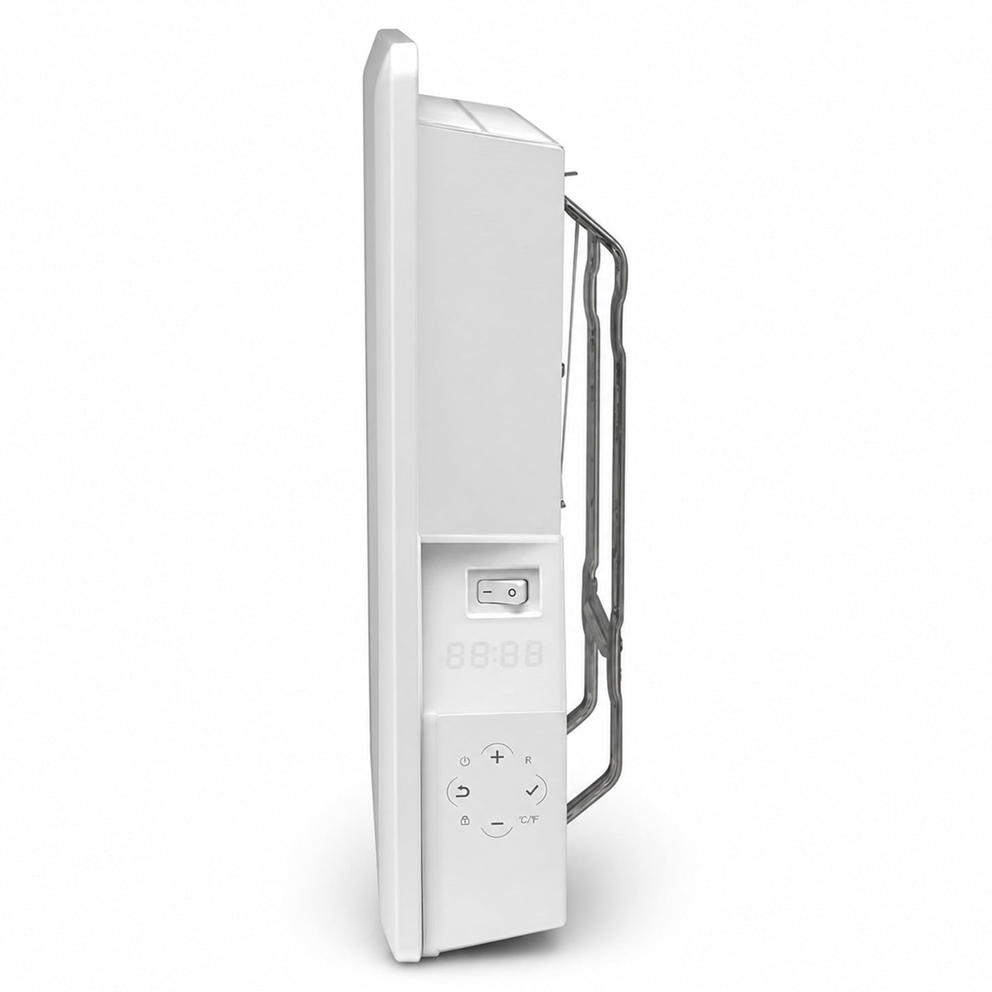 Nobo 1500W Compact Electric Panel Heater with Castors & Wall Mount - Refurbished