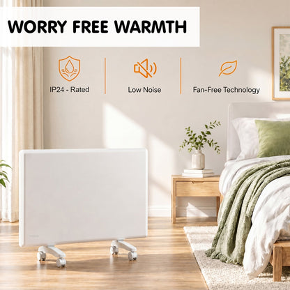 Nobo 1000W Slimline Electric Panel Heater with Timer - Refurbished