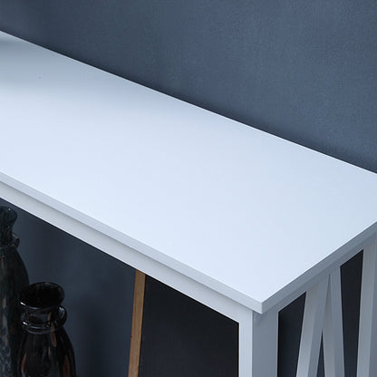 Sarantino Grace A-Frame Console Table - White