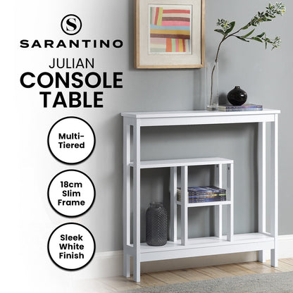 Sarantino Julian Console Table - White