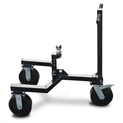 Kartrite Trailer Dolly Adjustable 2in Hitch Ball 1500kg Tongue Weight Capacity w/8in Swivel Wheels Steel Trailer Mover