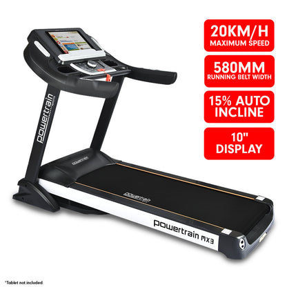 Powertrain MX3 Treadmill Performance Home Gym Cardio Machine