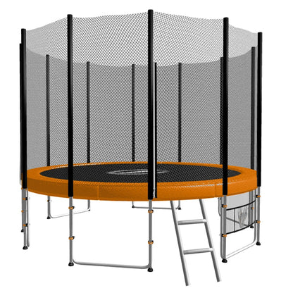 Kahuna Blizzard 10 ft Trampoline with Net - Orange