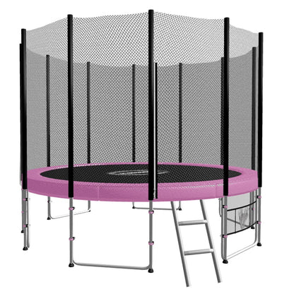 Kahuna Blizzard 10 ft Trampoline with Net Pink
