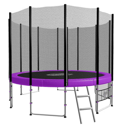 Kahuna Blizzard 10 ft Trampoline with Net Purple