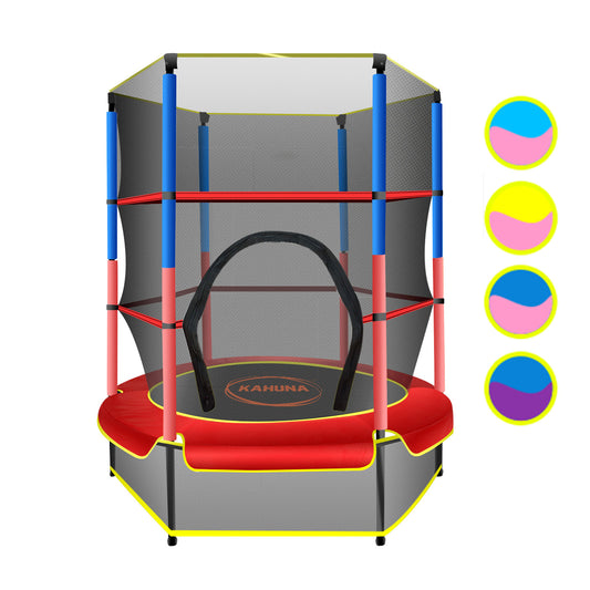 Kahuna Mini 4.5 ft Trampoline - Red Blue