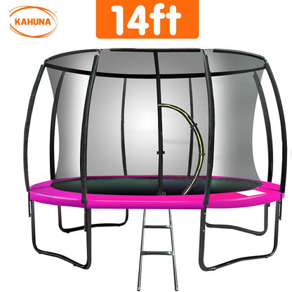 Kahuna Trampoline 14 ft Round Outdoor - Pink