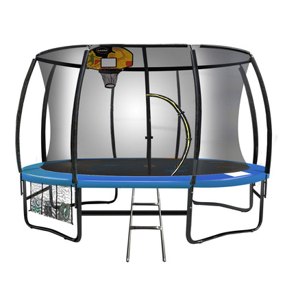 Kahuna Pro 12ft Trampoline with Mat, Reversible Pad, Basketball Set