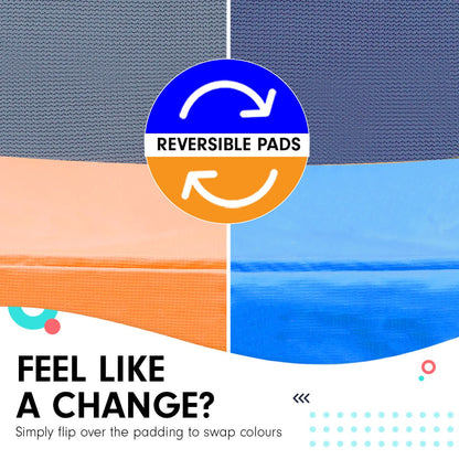 Kahuna Pro 14ft Trampoline with Mat, Reversible Pad, Basketball Set