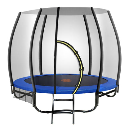 Kahuna 8ft Twister Springless Trampoline - Blue