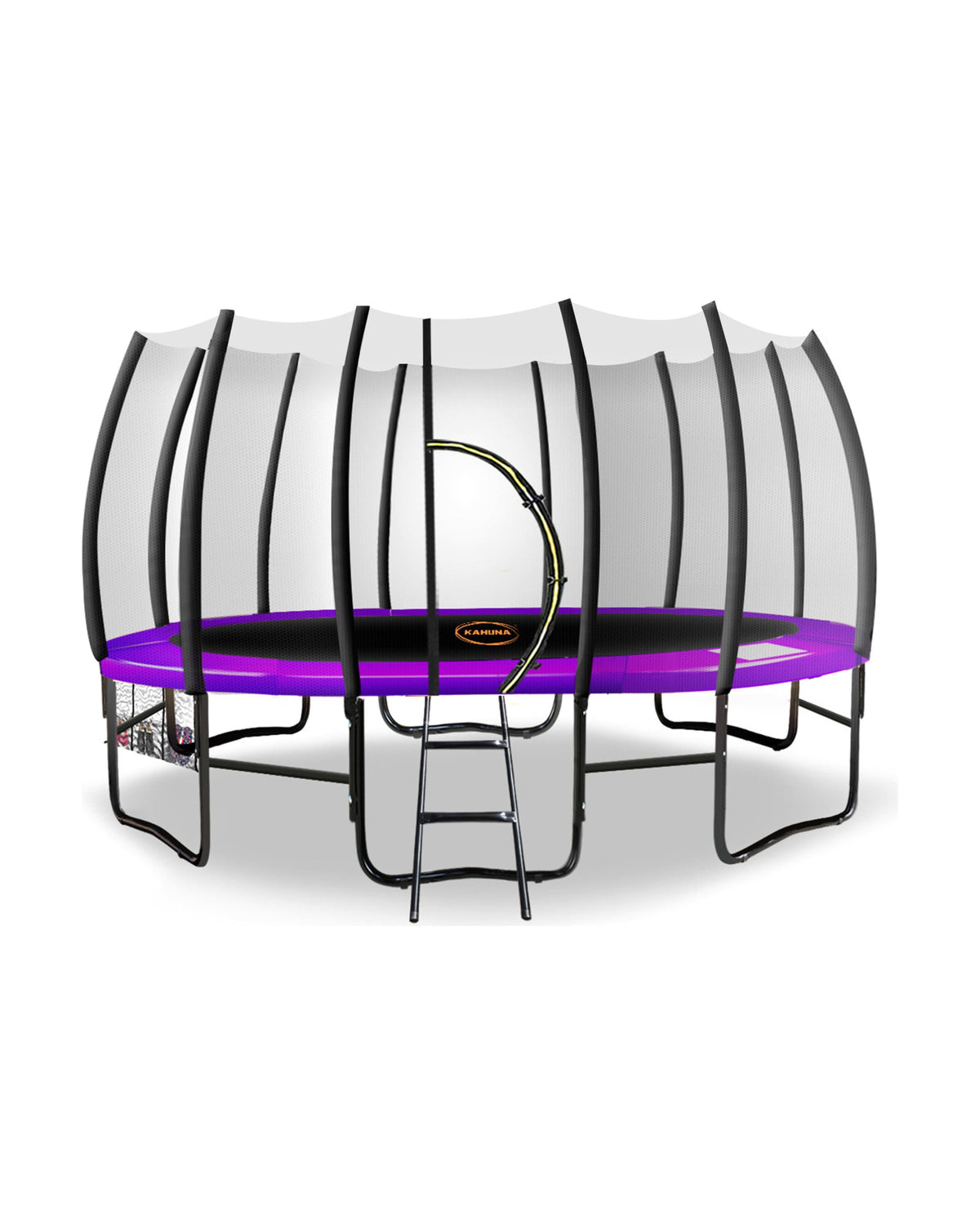 Kahuna Twister 12ft Springless Trampoline - Purple