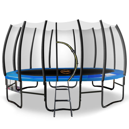 Kahuna 14ft Springless Trampoline with Basketball Set