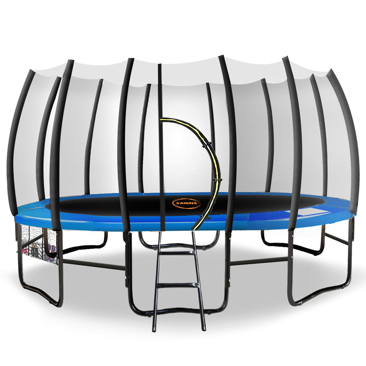 Kahuna 14 ft Springless Trampoline with Basketball Set