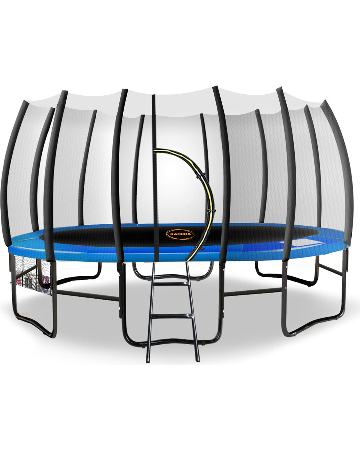 Kahuna Twister 14ft Springless Trampoline - Blue