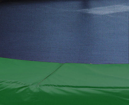 Kahuna Trampoline 14 ft with Basketball Set - Green