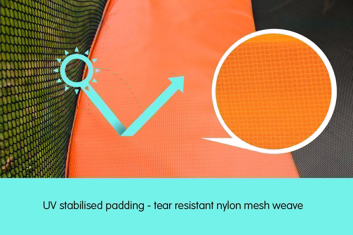 Powertrain Replacement Trampoline Spring Safety Pad - 16ft Orange