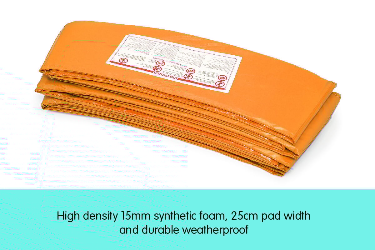 Powertrain Replacement Trampoline Spring Safety Pad - 16ft Orange