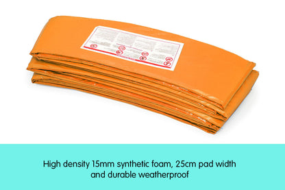 Powertrain Replacement Trampoline Spring Safety Pad - 16ft Orange