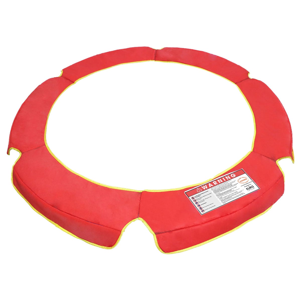 Kahuna 4.5ft Replacement Trampoline Pad / Spring Cover - Red