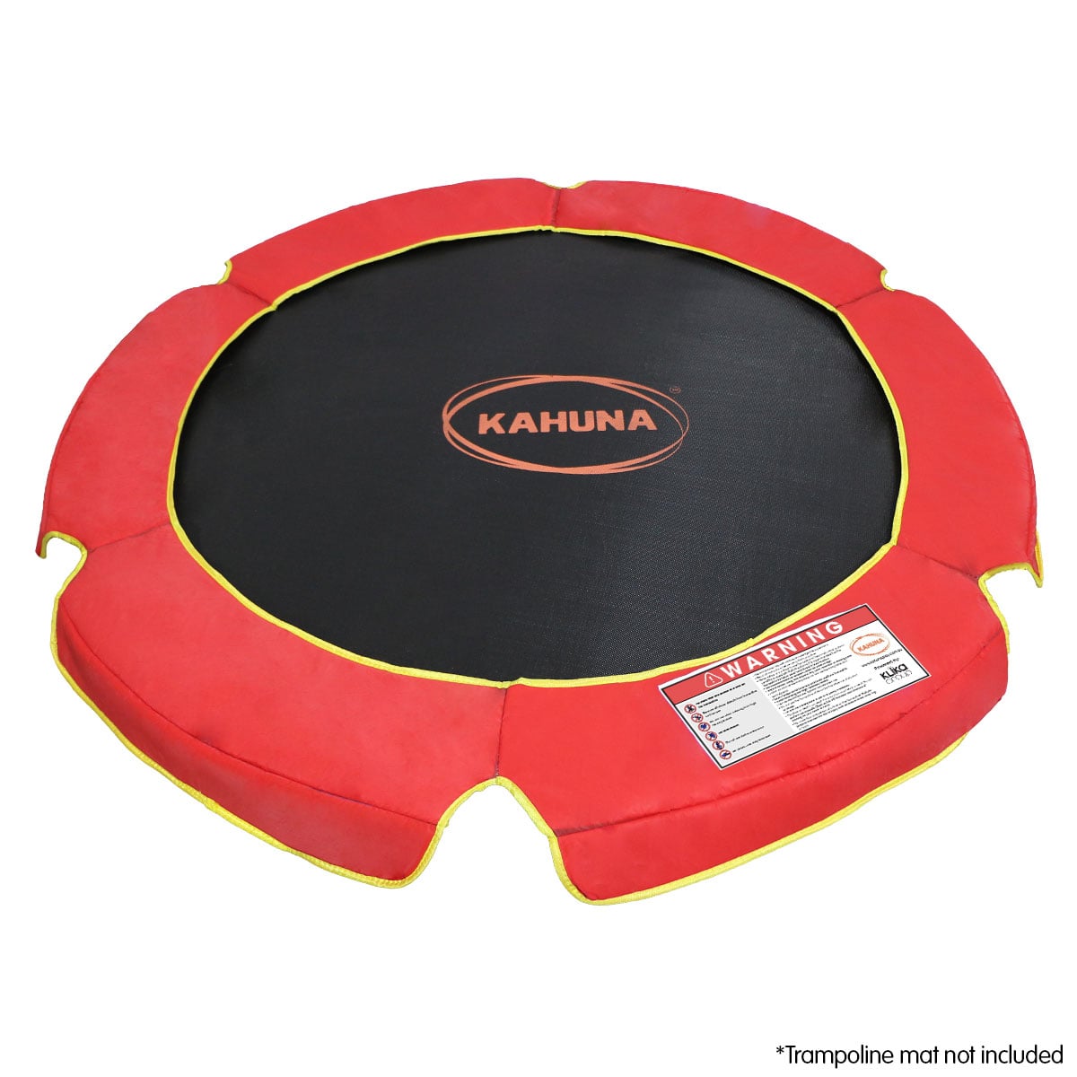 Kahuna 4.5ft Replacement Trampoline Pad / Spring Cover - Red