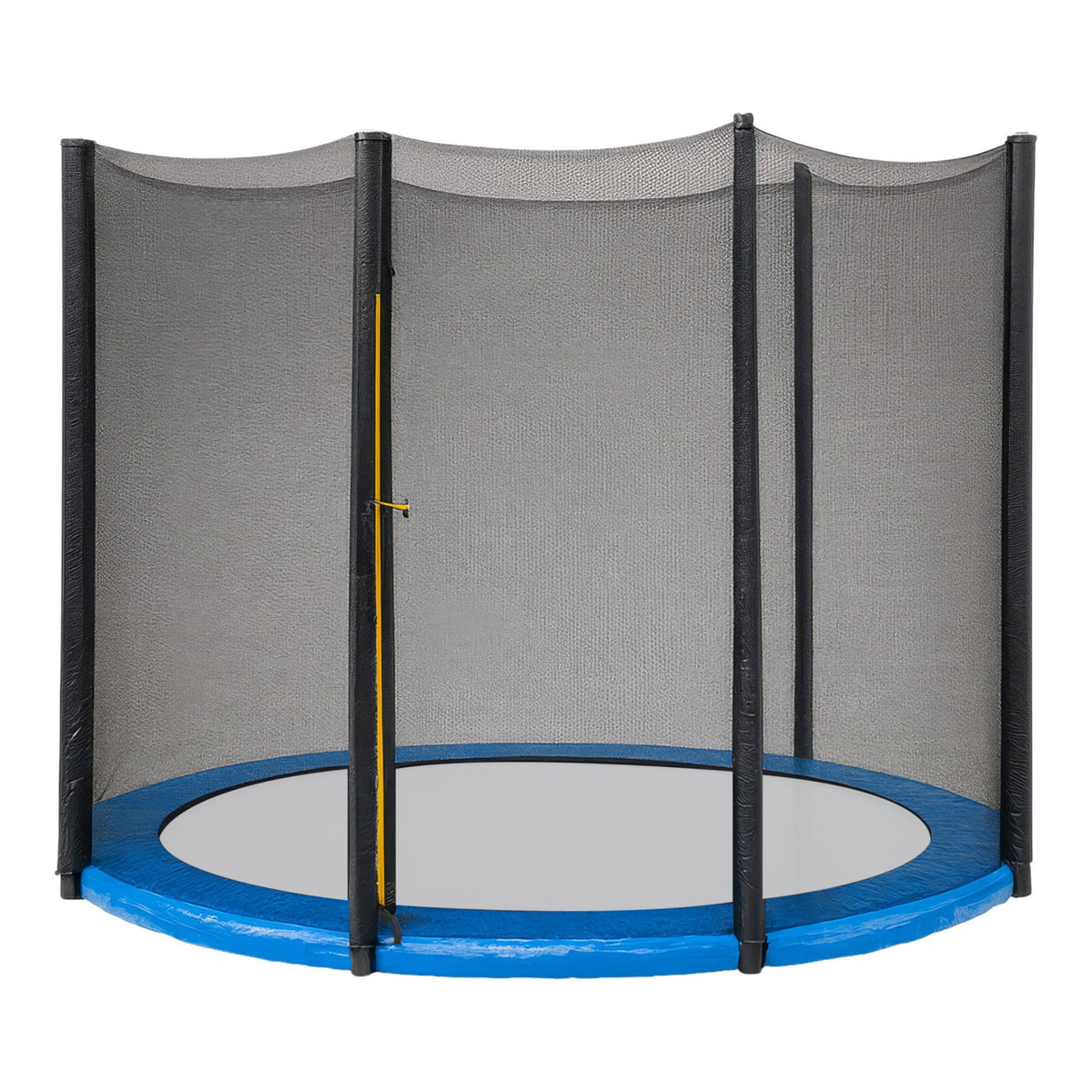 Kahuna 10ft Trampoline Replacement Safety Pad and Net Round  8 Poles Blue