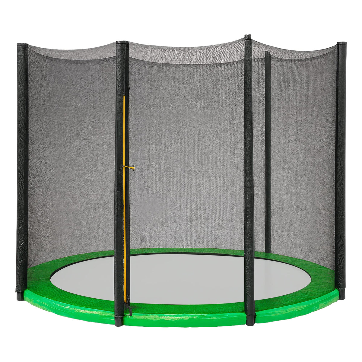 Kahuna 8ft Trampoline Replacement Safety Pad and Net Round 6 Poles Green