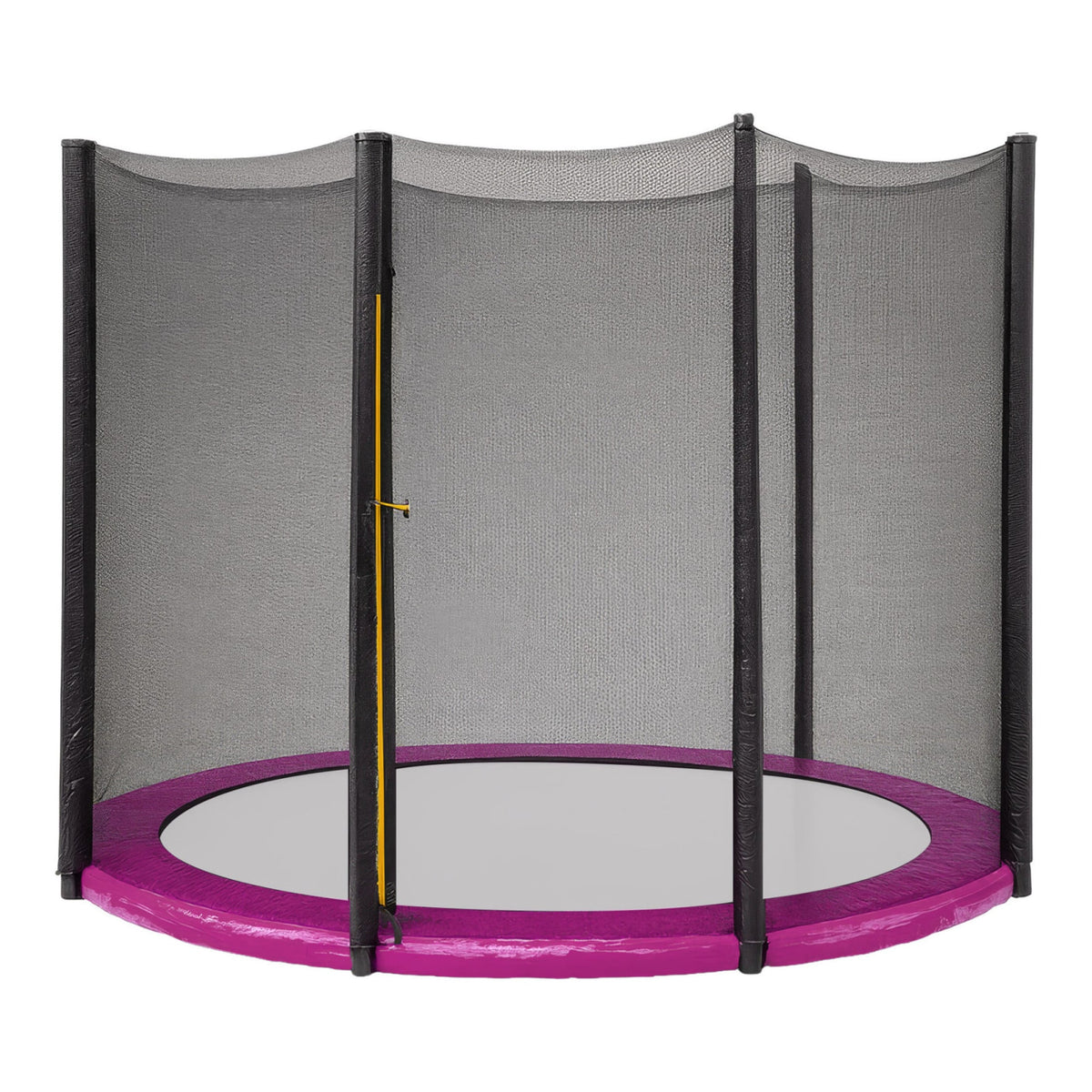 Kahuna 8ft Trampoline Replacement Safety Pad and Net Round 6 Poles Pink