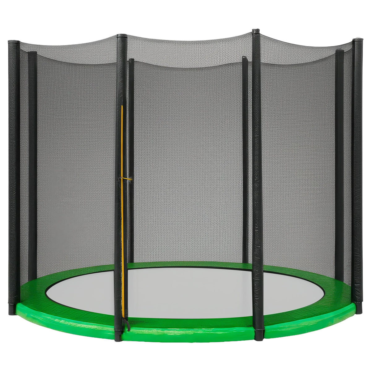 Kahuna 10ft Trampoline Replacement Safety Pad and Net Round 8 Poles Green
