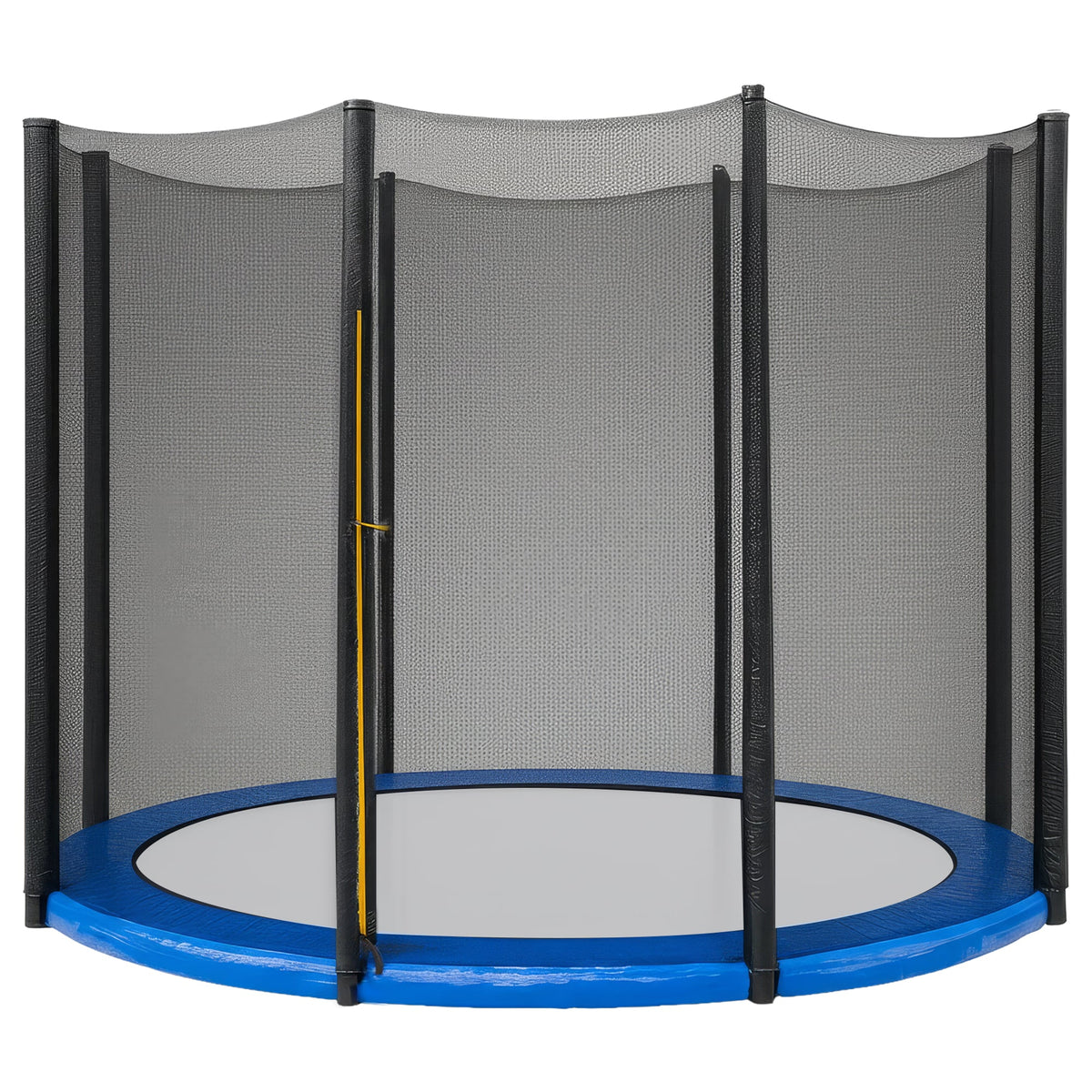 Kahuna 14ft Trampoline Replacement Safety Pad and Net Round 8 Poles Blue