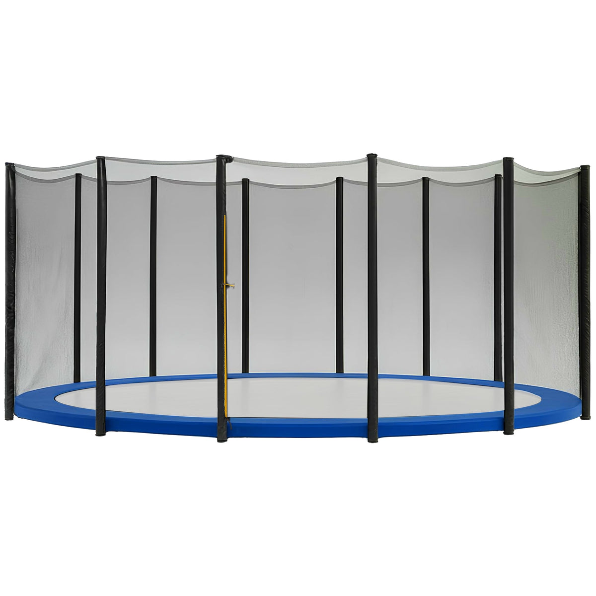 Kahuna 16ft Trampoline Replacement Safety Pad and Net Round 12 Poles Blue