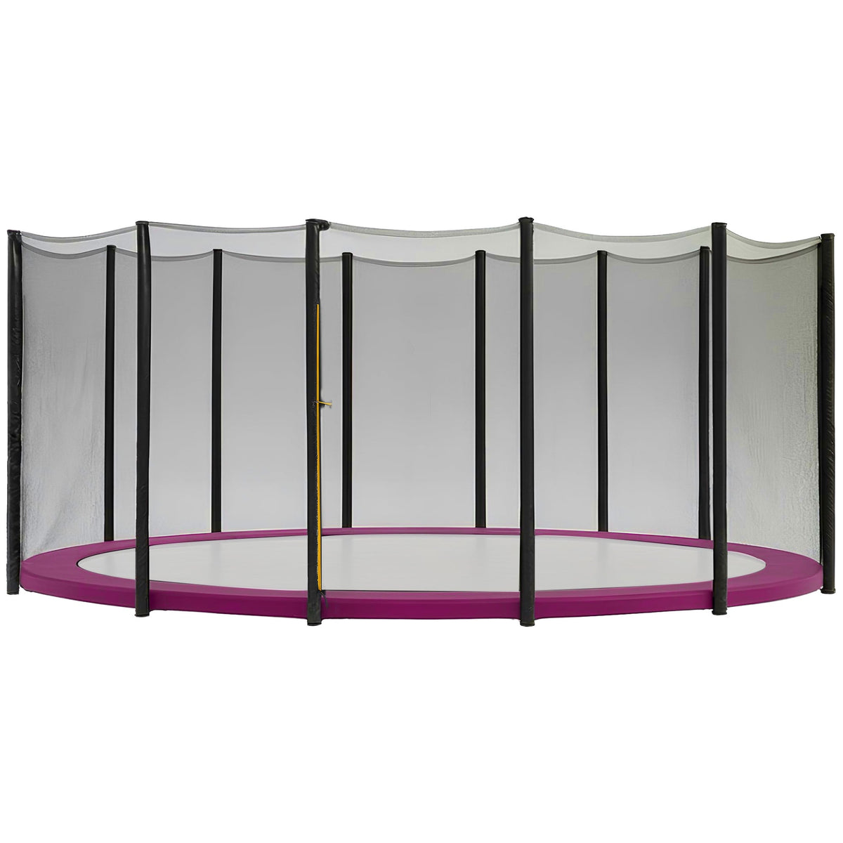 Kahuna 12ft Trampoline Replacement Safety Pad and Net Round 12 Poles Pink