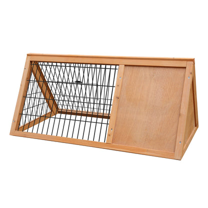 Furtastic Triangle Wooden Rabbit Hutch