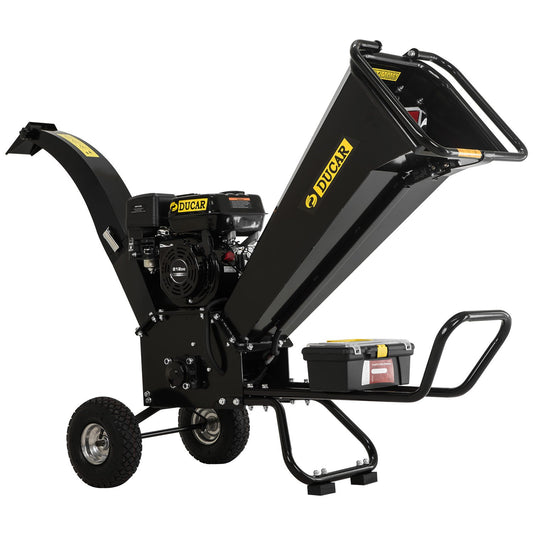 Ducar K70 7HP Wood Chipper Shredder Mulcher Grinder in Black
