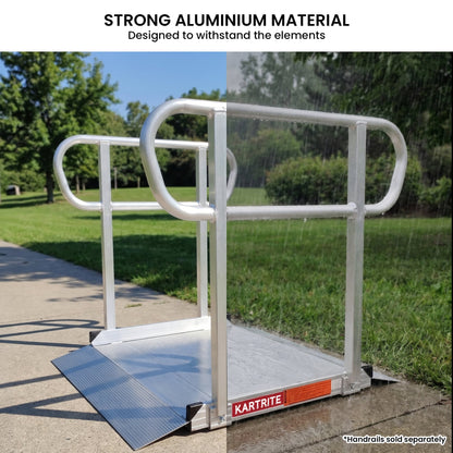 Kartrite 4ft Aluminium Wheelchair Ramp 380kg Capacity 93.5cm Width