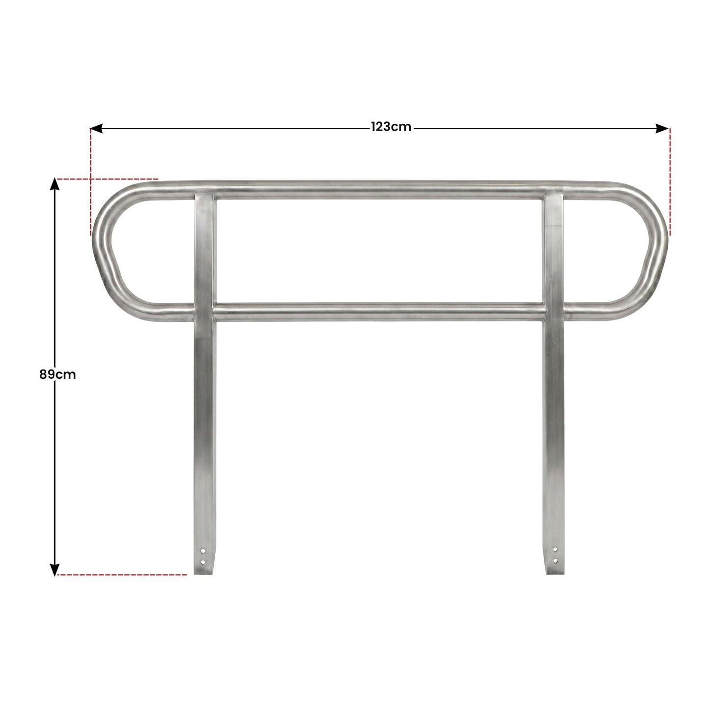 Kartrite Aluminium Safety Handrails for Kartrite 4ft Wheelchair Ramp