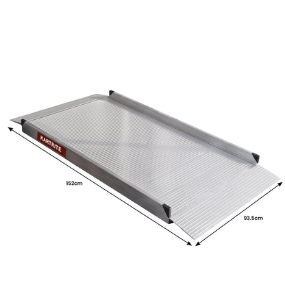 Kartrite 5ft Aluminium Wheelchair Ramp 380kg Capacity 93.5cm Width