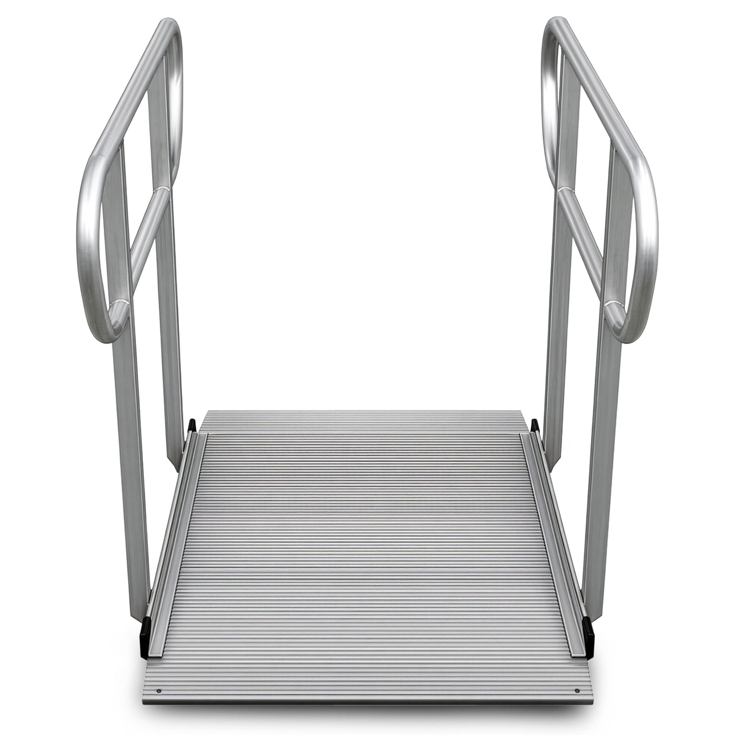 Kartrite 8ft Aluminium Wheelchair Ramp w/ Handrails 380kg Capacity 72cm Width