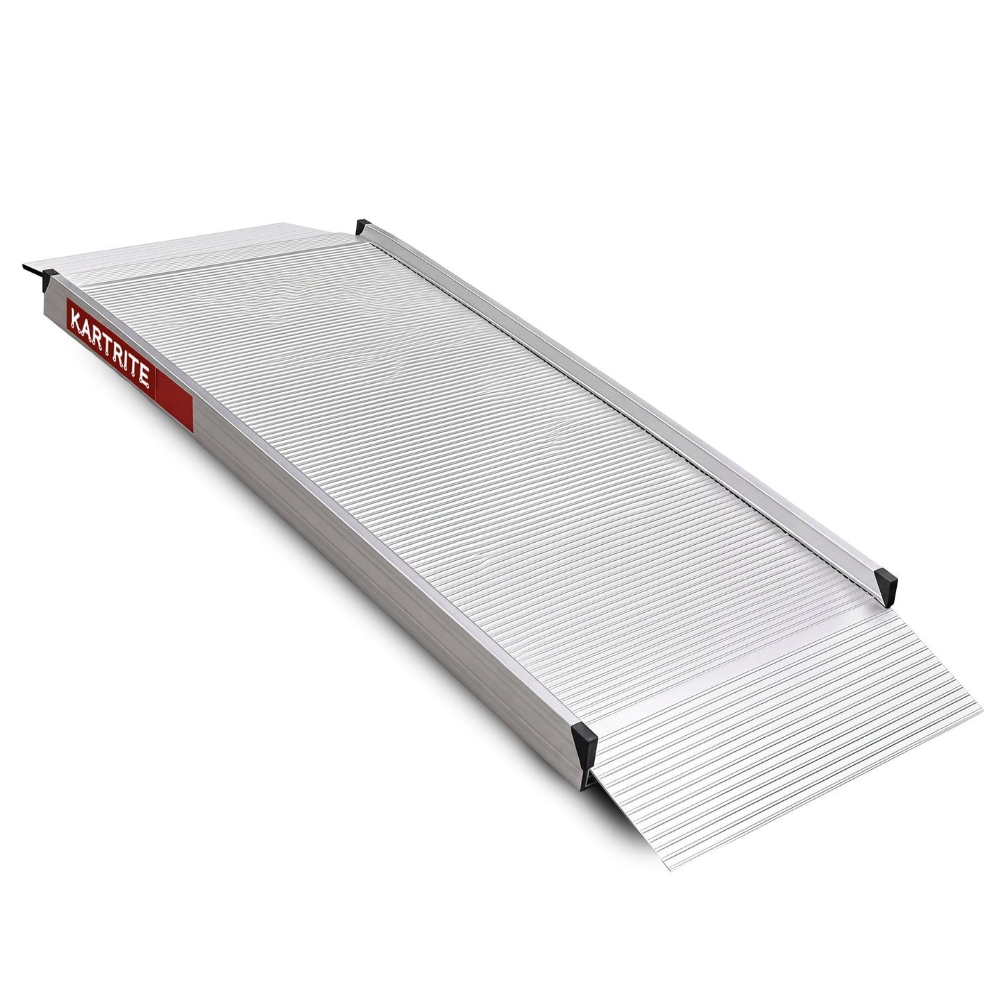 Kartrite 8ft Aluminium Wheelchair Ramp w/ Handrails 380kg Capacity 72cm Width